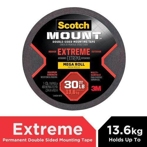 Scotch Extremely Strong Double Sided Mounting Tape 25mm x 10.1m
