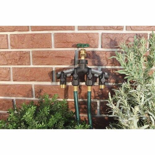 Orbit Max 4 Way Tap Connector 20mm Blue & Grey