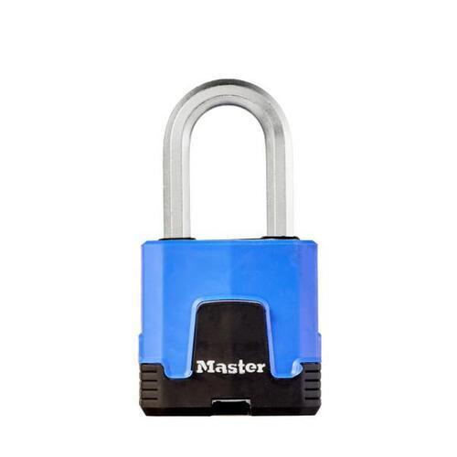 Master Lock Weather Tough Excell Covered Laminated Steel Padlock With Boron