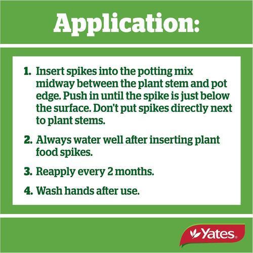 Cacti & Succulent Fertiliser Spikes 30 Pack - Yates