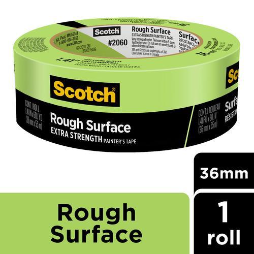 Rough Surface Extra Strength Painter's Masking Tape 36mm x 55m Green - Scotch