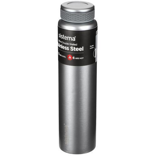 Sistema Hydration Chic Stainless Steel Bottle 280mL Metallic