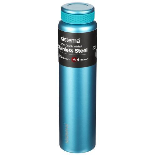 Sistema Hydration Chic Stainless Steel Bottle 280mL Metallic