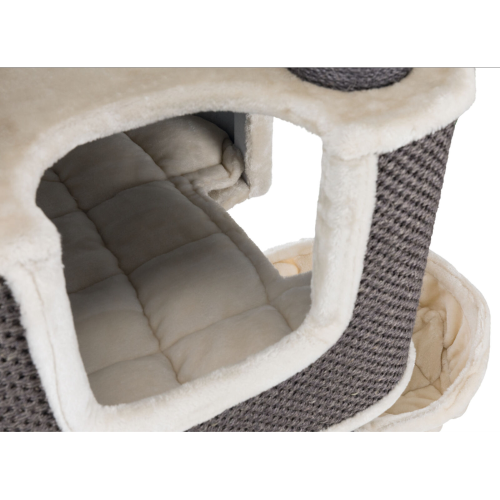 Cat Tree - Humberto Cream/Grey (174cm)