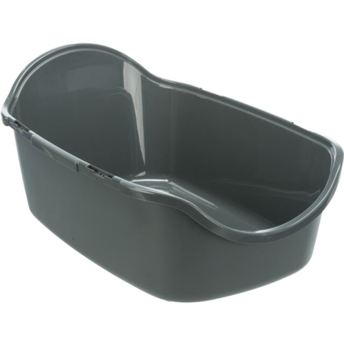 Hooded Litter Tray - Anthracite/Grey Green (40 × 40 × 56cm)