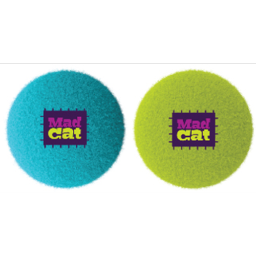 Cat Toy - Mad Cat Wacky Wool Balls (2pk)