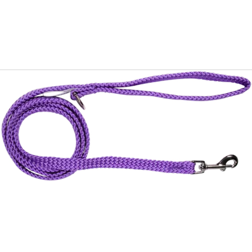 Double Nylon Webbing Lead - Purple (10mm x 120cm)
