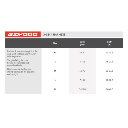 ED Dog Harness - X-Link Black (XS)