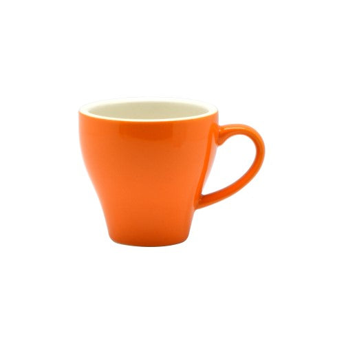Long Black Tulip Cup - Rockingham Orange 180ml (Box of 6)