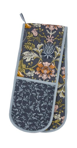 Double Oven Glove - Ulster Weavers Finch & Flower (18 x 88cm)