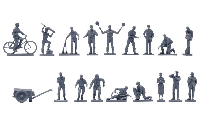 Airfix Kit Model - WWII RAF Personnel 1:76