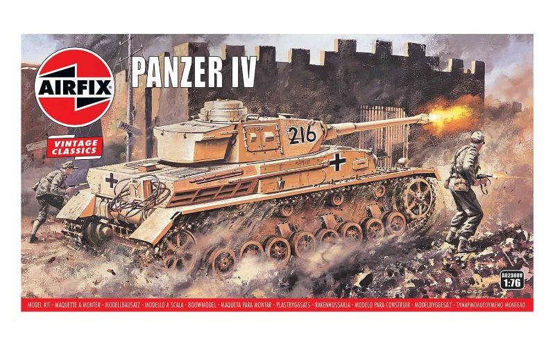 Airfix Kit Model - Panzer IV F1/F2 1:76