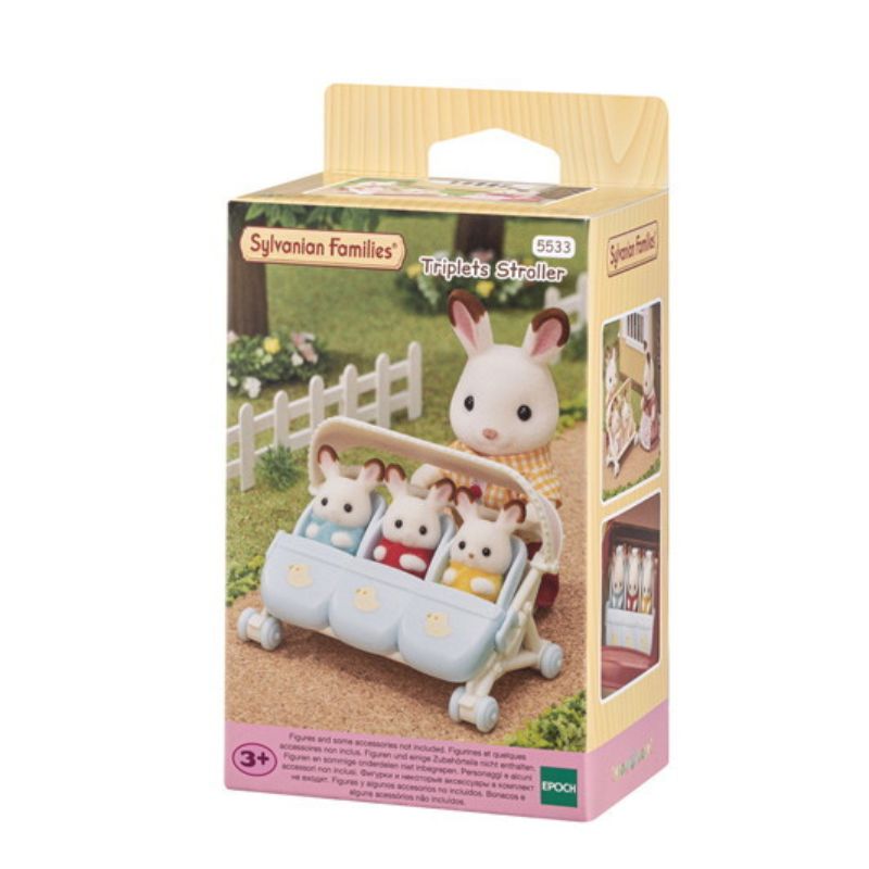 Triplets Stroller - Sylvanian Families