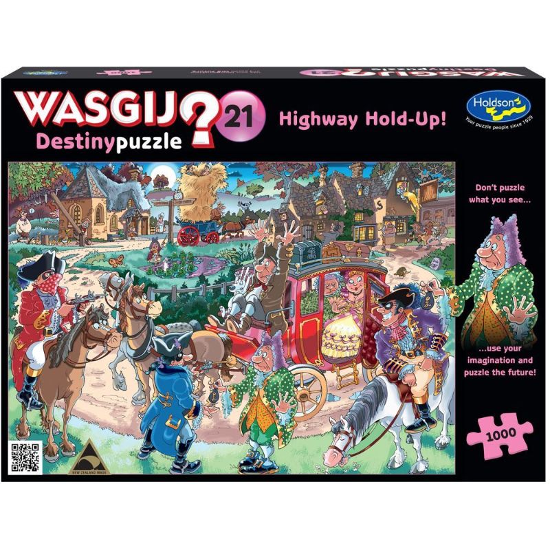 Jigsaw Puzzle - WASGIJ DESTINY 21 HIGHWAY HOLDUP (1000pcs)