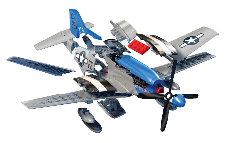 Airfix Kit Model - Quickbuild D-Day P-51D Mustang