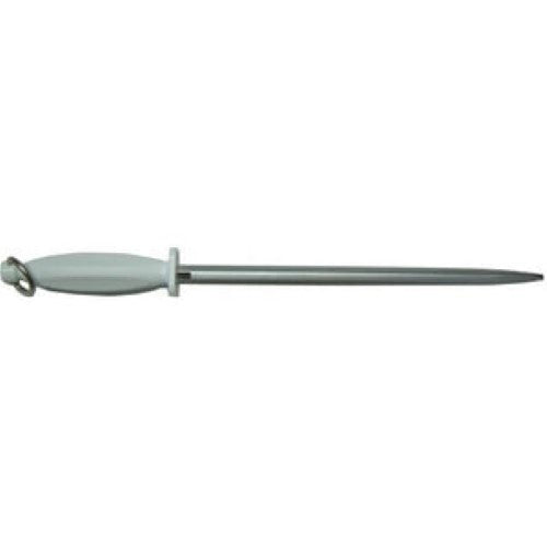 Butchers Steel Plastic Handle P202 #6 Dual Cut 300mm Egginton