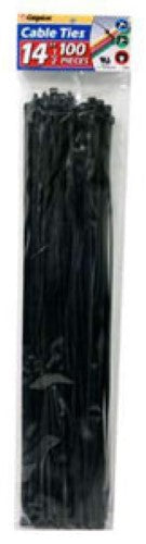 Cable Ties Black 100-Pce 75lb Capacity #32492 350mm Cargoloc