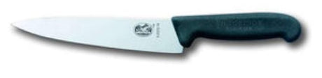Victorinox carving knife with 5.2 cm stainless steel blade and ergonomic black handle, perfect for precise slicing and comfort.