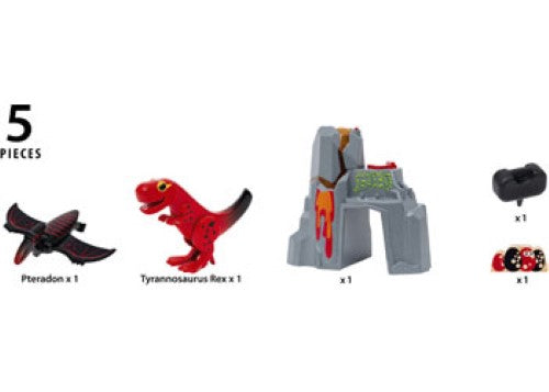 BRIO - Dinosaur Erupting Volcano 5 pieces