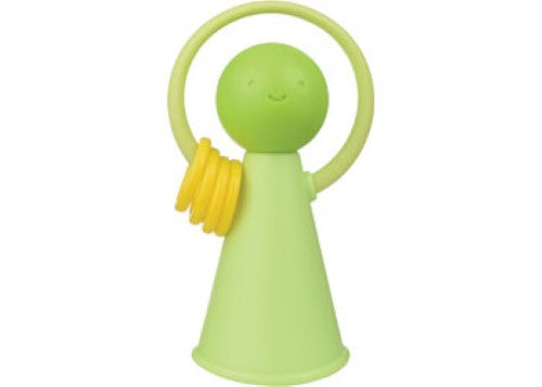 Smooth, colorful Halilit Bell designed for babies and toddlers; safe for grasping, producing delightful jingles and rattles.