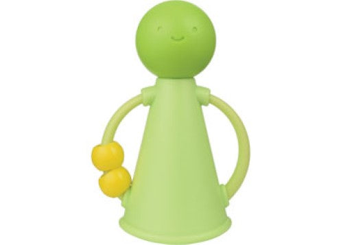Colorful Halilit Maraca designed for toddlers 3+ months, easy to shake, promotes auditory development and motor skills.