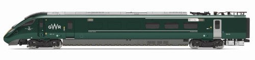 Hornby Trains GWR CL.802/1 Train Pack featuring detailed design, vibrant livery, and smooth-running wheels for model railways.