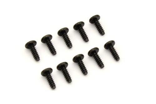 Precision steel TP BH screws (M2.0x6) for Kyosho RC vehicles, includes 10 for securing components and enhancing durability.