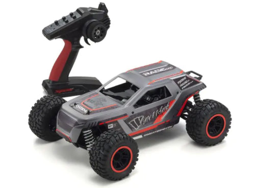 Radio Control Kyosho RS RAGE 2.0 in green and red, a 1/10 scale 4WD car for thrilling off-road adventures.