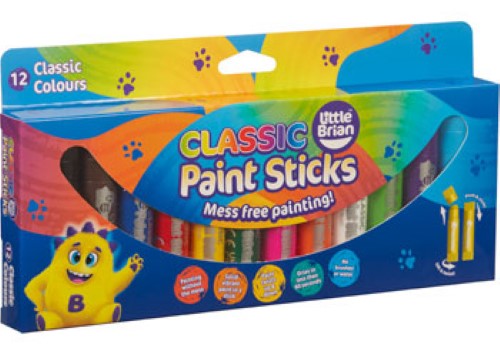 Little Brian Paint Sticks - Classic 12 pk