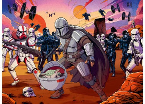 Ravensburger - Star Wars The Mandalorian Face-Off 200 pieces