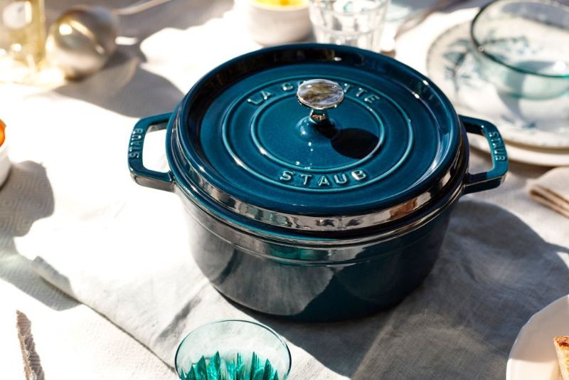 Round Cocotte - Staub La Mer Sea Blue (20cm)