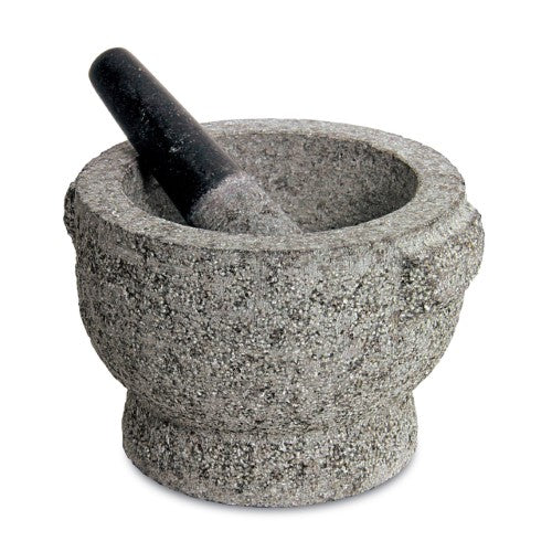 Rough Mortar and Pestle - AVANTI Gray (20cm)