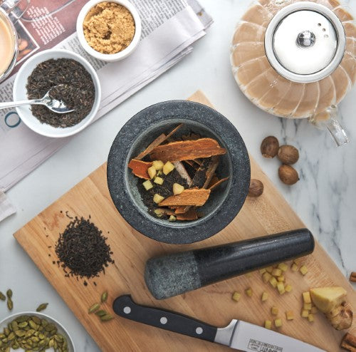 Conical Mortar and Pestle - AVANTI Black (13cm)