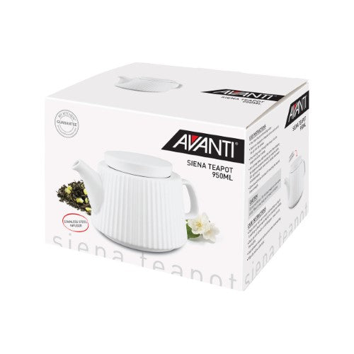Teapot - AVANTI Siena 950ml (White)