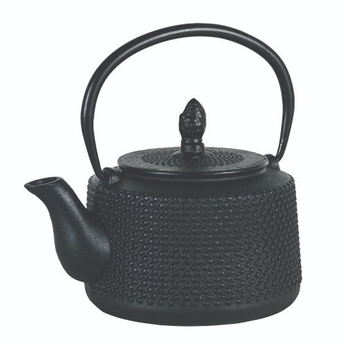 Cast Iron Hobnail Teapot - AVANTI Emperor 750ml (Black)