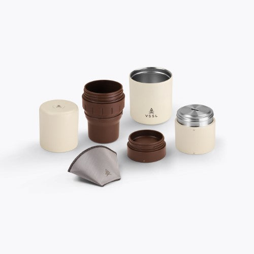 Nest Pour Over Coffee Set - VSSL (Cream)