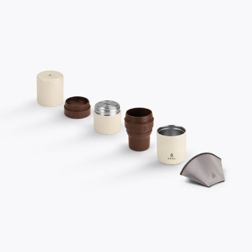 Nest Pour Over Coffee Set - VSSL (Cream)