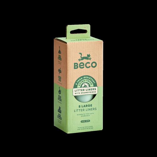Cat Litter Tray Liners Beco Large 8 Pack