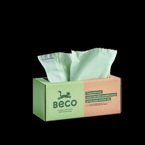 Cat Litter Tray Liners Beco Large 8 Pack