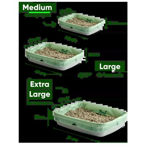 Cat Litter Tray Liners Beco Large 8 Pack