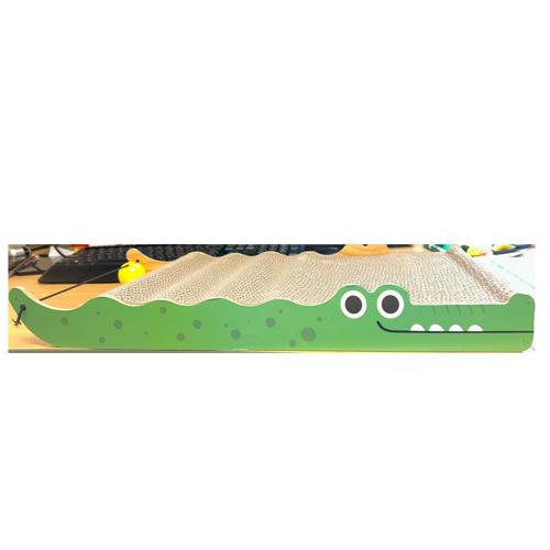 Cat Cardboard Scratcher Crocodile Waggin Tails 47 x 25cm