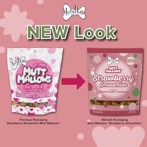Dog Treats Mutt Mallows Strawberry Smoochies 141g
