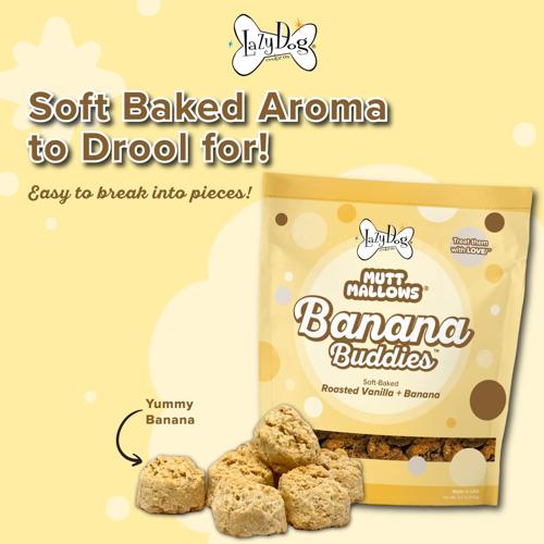 Dog Treats Mutt Mallows Banana Buddies 141g