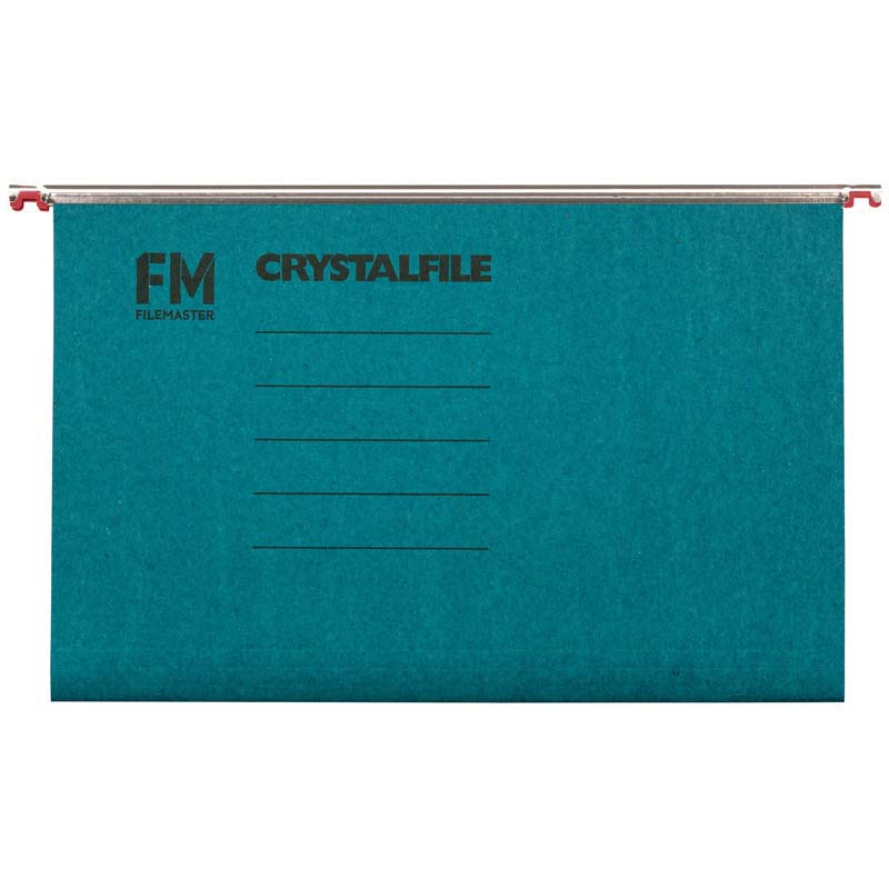 FM File Suspension Crystalfile Rainbow 20 Pack Foolscap