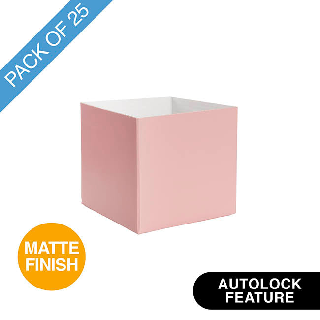 Mini Posy Box Matte Autolock Base Pk25 Musk
