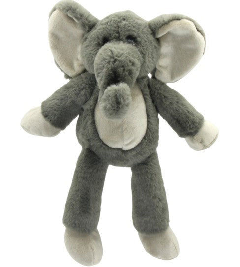 Soft Plush Toy - Eden Elephant. Long Legged Grey Elephant.