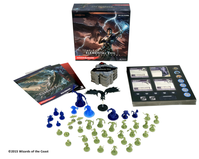 Dungeons & Dragons Temple of Elemental Evil Adventure System Board Game