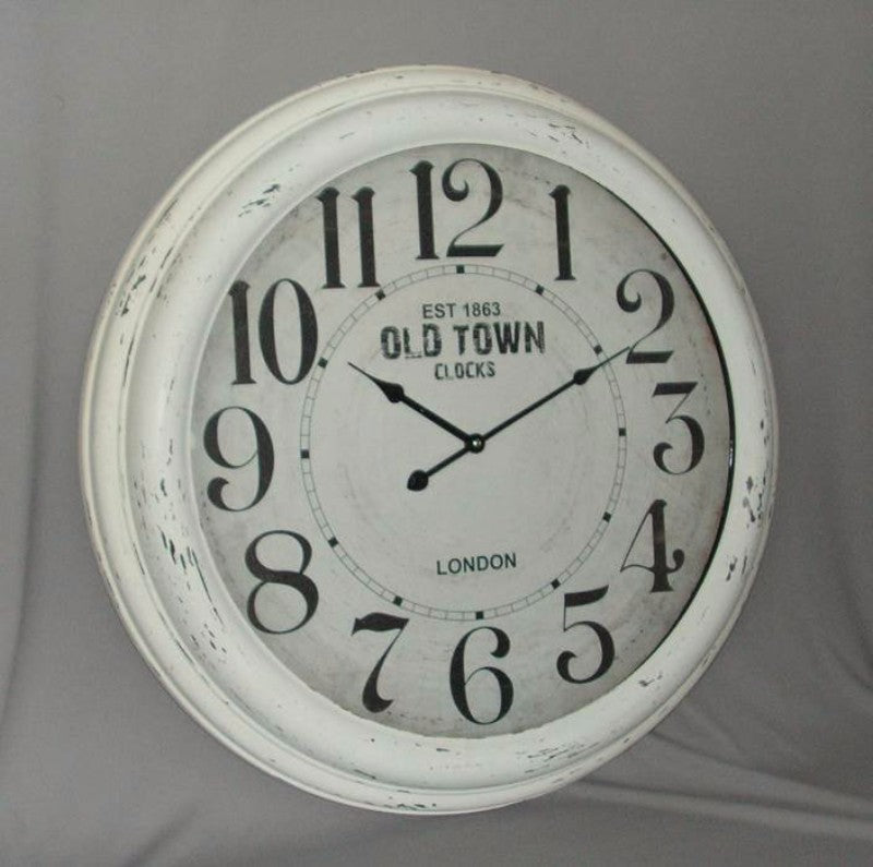 Wall Clock Old Town White - 62cm