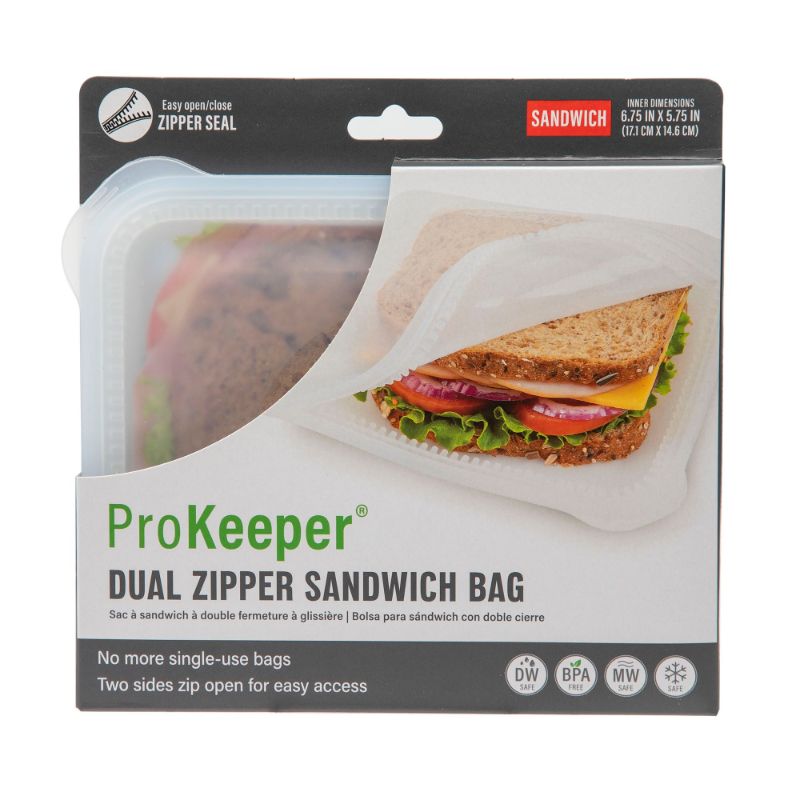 Dual Zipper Bag - ProKeeeper Silicone (710ml)