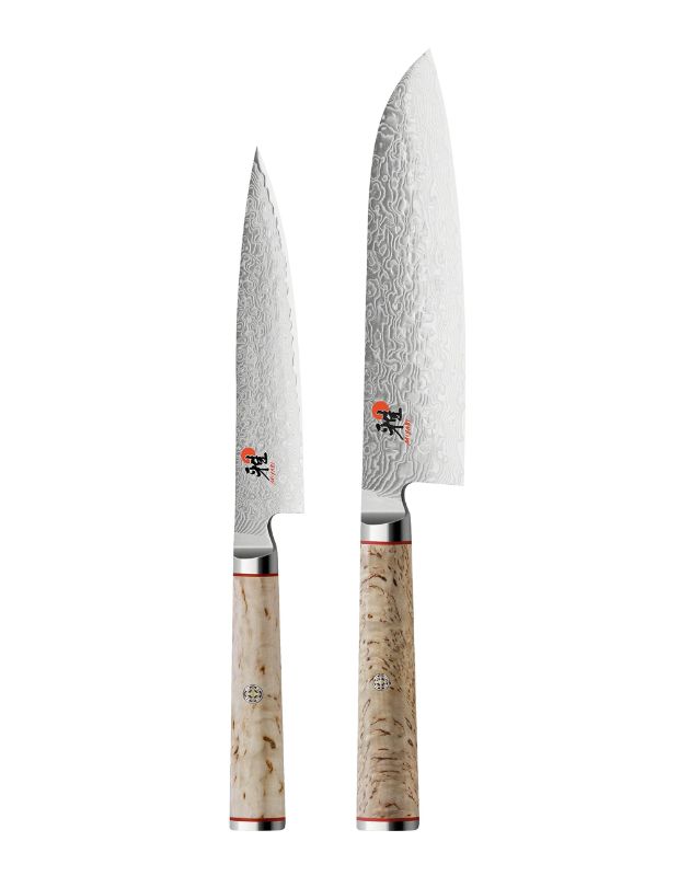 Knife Set - 2PC Santoku 18 Shotoh 13